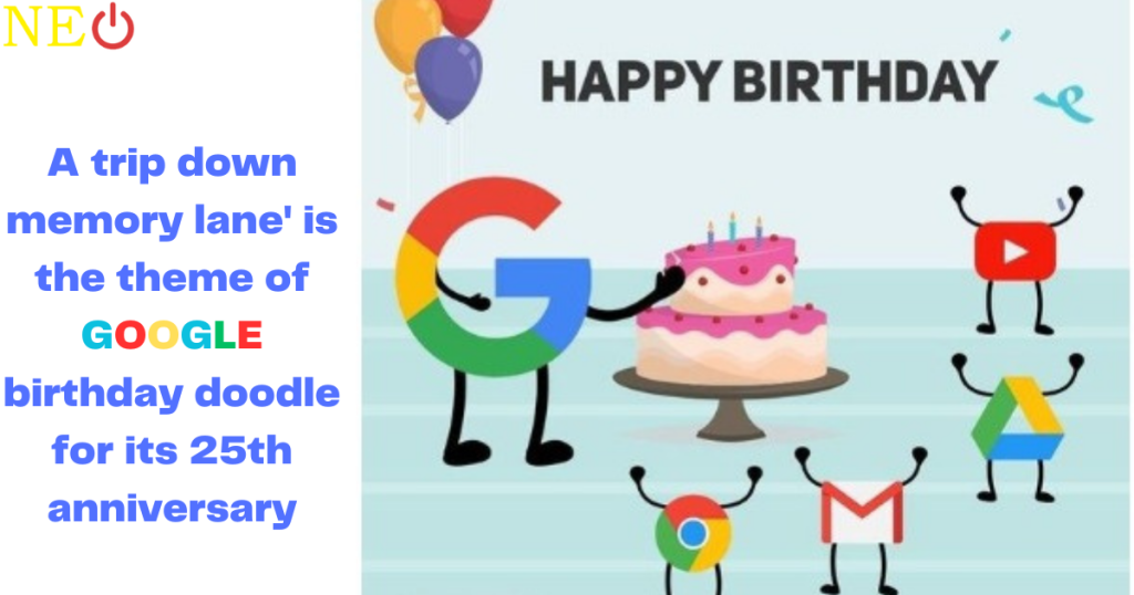 ‘A Trip Down Memory Lane’ Is the Theme of Google’s Birthday Doodle for Its 25th Anniversary