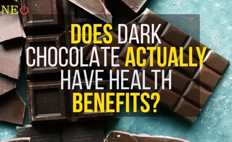 Does dark chocolate actually have health benefits?