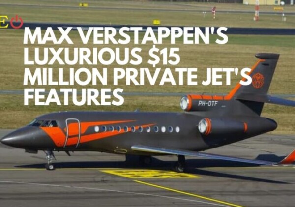 Max Verstappen's luxurious $15 million private jet's most amazing features