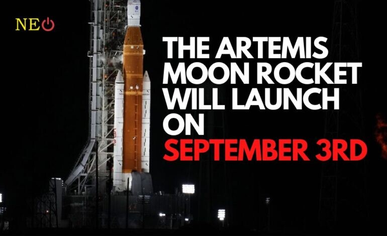 The Artemis moon rocket will launch on September 3rd, according to NASA.