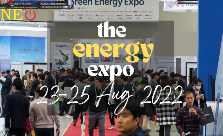 The Energy Expo: 23 - 25 Aug 2022