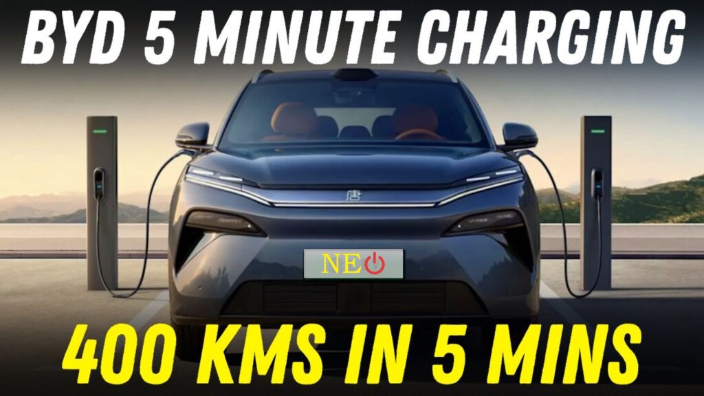 BYD Unveils Ultra-Fast EV Charging System Rivaling Traditional Refueling Times