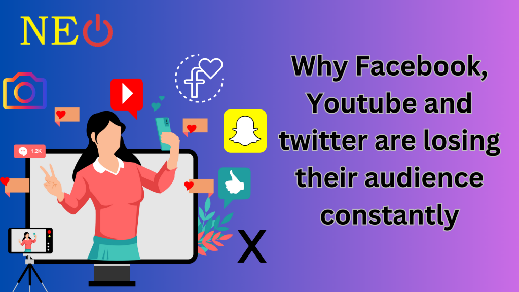 Why Facebook, Youtube and twitter are losing their audience constantly