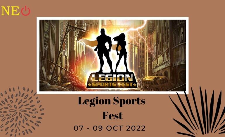 Legion Sports Fest: 07 - 09 Oct 2022