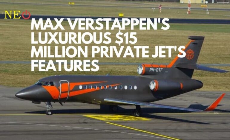 Max Verstappen's luxurious $15 million private jet's most amazing features