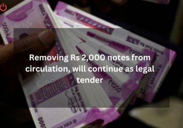RBI Withdraws Rs 2000 Currency Notes.